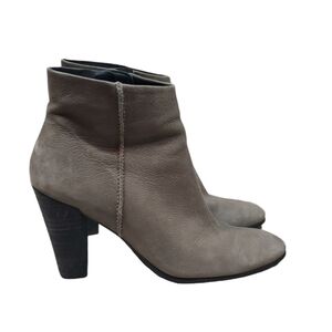 Ecco Womens Ankle Suede Heels boots shoes sz 40/9-9.5